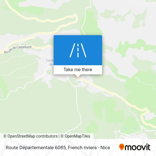 Route Départementale 6085 map
