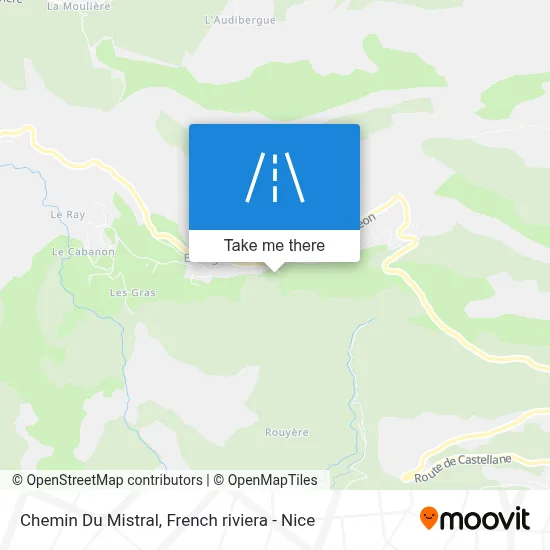 Chemin Du Mistral map