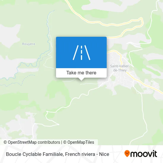 Boucle Cyclable Familiale map