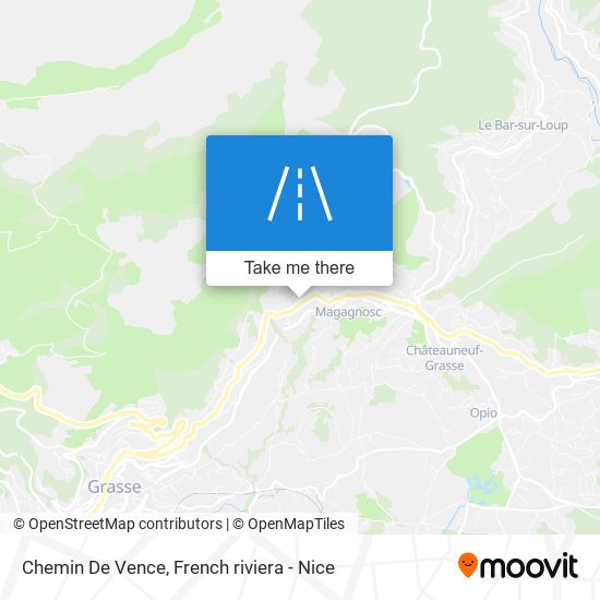 Chemin De Vence map