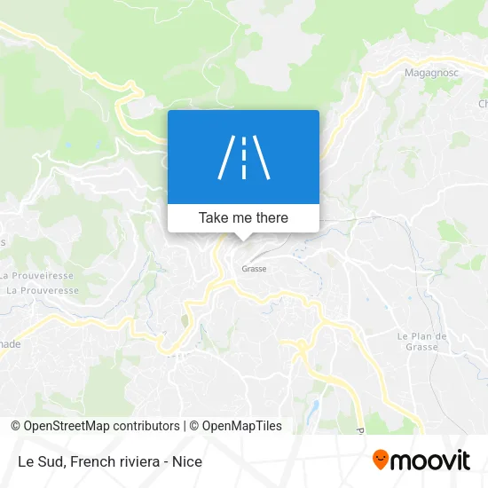 Le Sud map