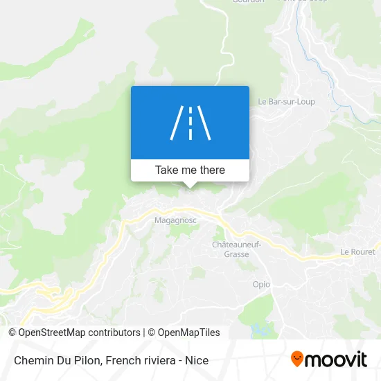 Chemin Du Pilon map