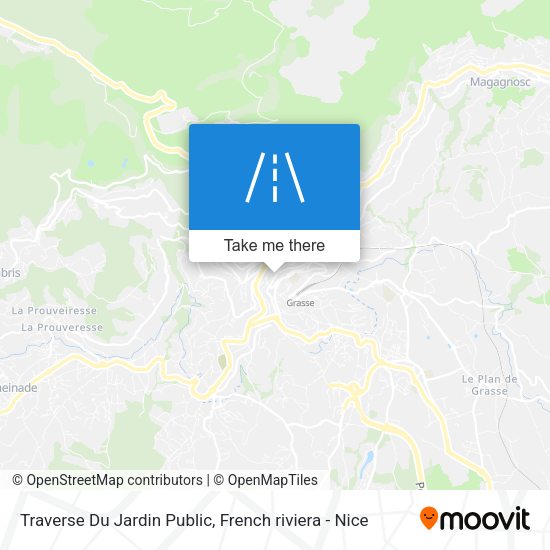Traverse Du Jardin Public map