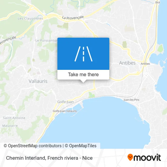 Chemin Interland map