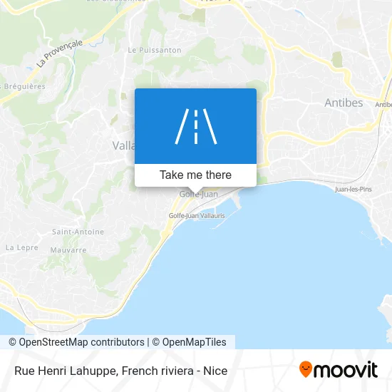 Rue Henri Lahuppe map