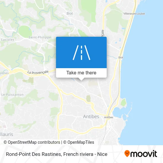 Rond-Point Des Rastines map