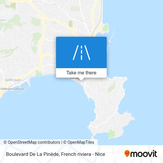 Boulevard De La Pinède map