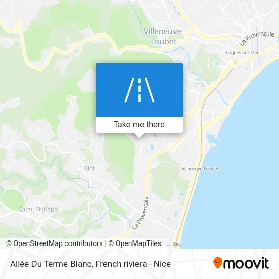 Allée Du Terme Blanc map
