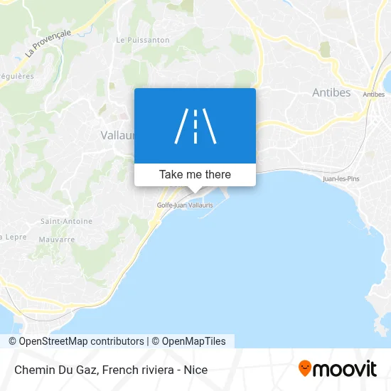 Chemin Du Gaz map