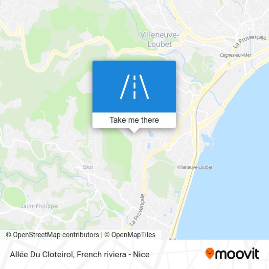 Allée Du Cloteirol map