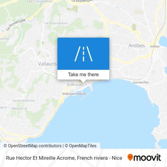 Rue Hector Et Mireille Acrome map