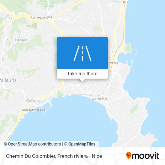Chemin Du Colombier map