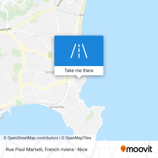 Rue Paul Martelli map