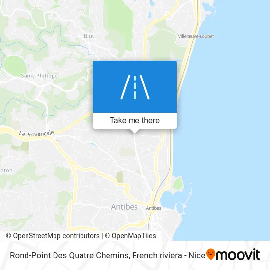 Rond-Point Des Quatre Chemins map