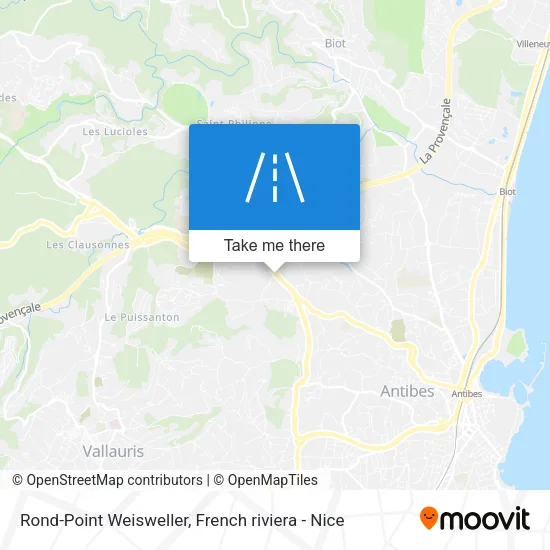 Rond-Point Weisweller map