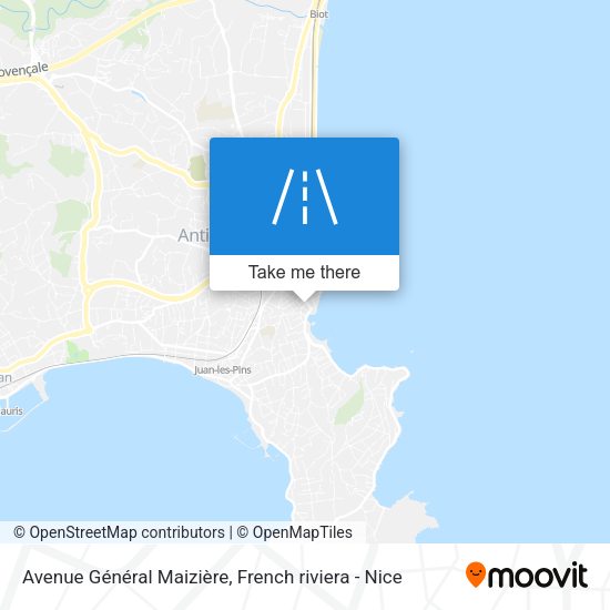 Avenue Général Maizière map