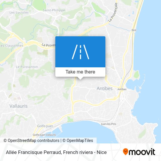 Allée Francisque Perraud map