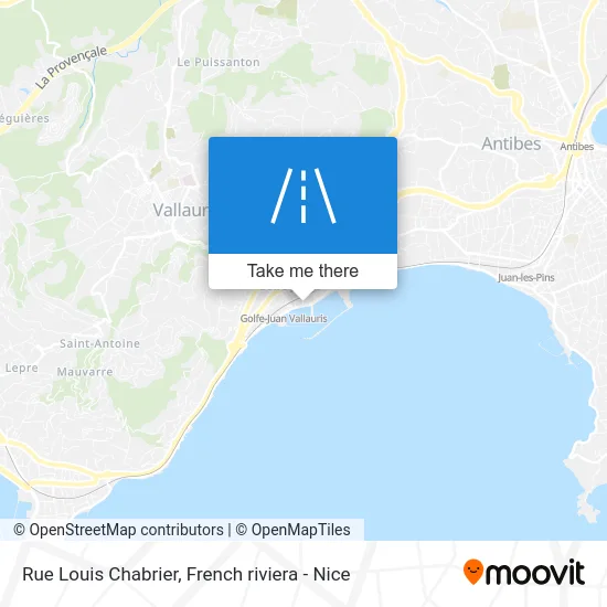 Mapa Rue Louis Chabrier