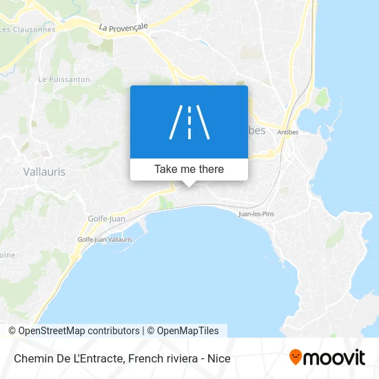 Chemin De L'Entracte map