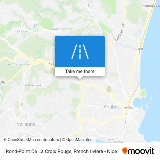 Rond-Point De La Croix Rouge map