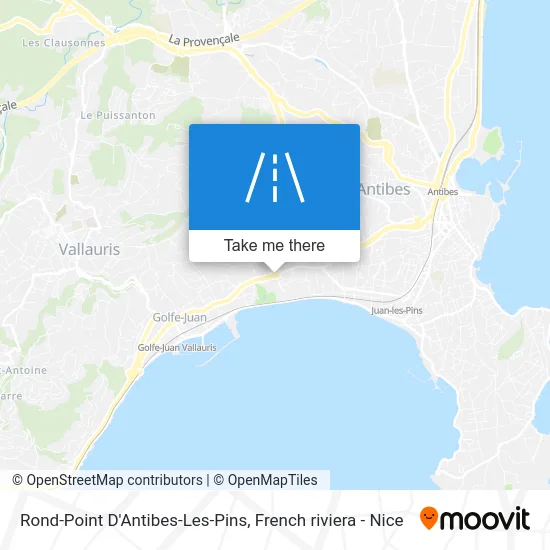 Rond-Point D'Antibes-Les-Pins map