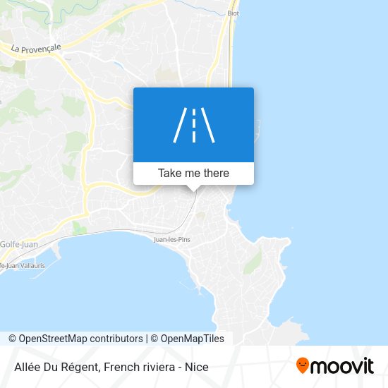 Allée Du Régent map