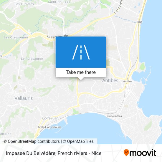Impasse Du Belvédère map