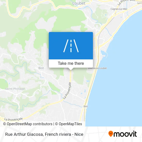 Rue Arthur Giacosa map