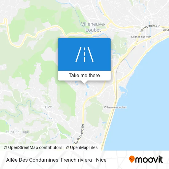 Allée Des Condamines map