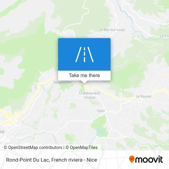 Mapa Rond-Point Du Lac