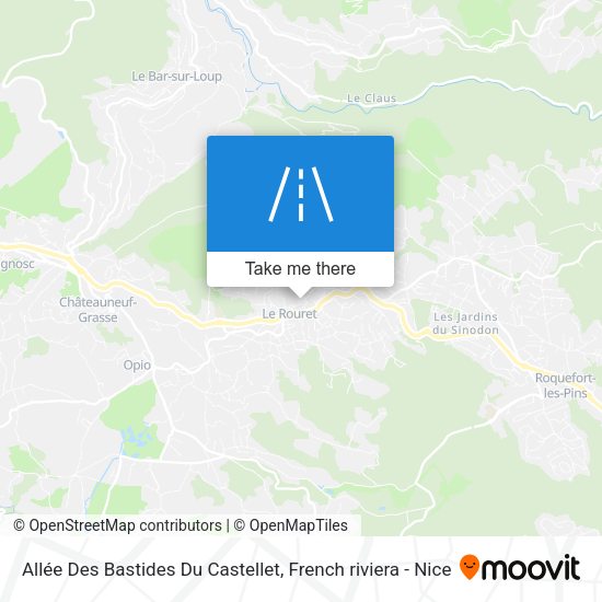 Allée Des Bastides Du Castellet map