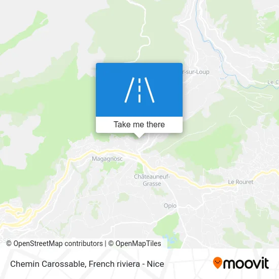 Chemin Carossable map