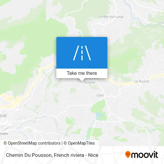 Chemin Du Pousson map