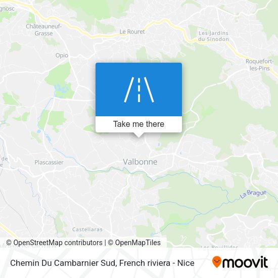 Chemin Du Cambarnier Sud map