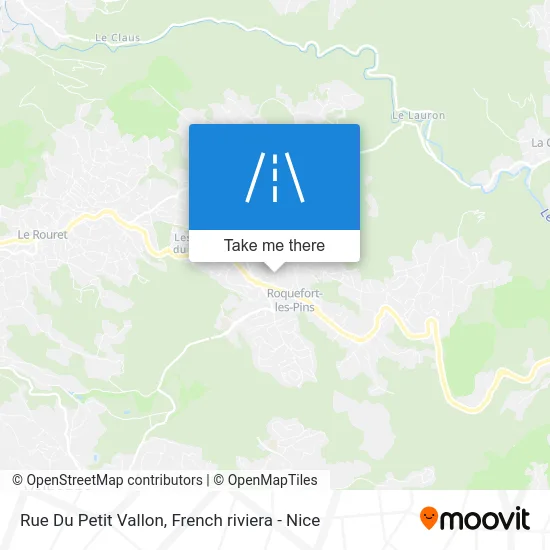 Rue Du Petit Vallon map