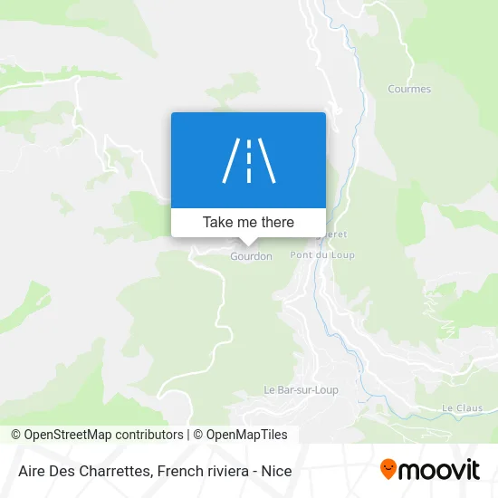 Aire Des Charrettes map