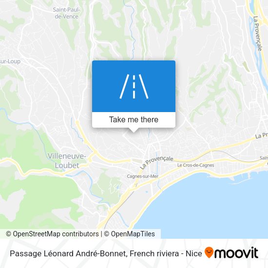 Passage Léonard André-Bonnet map