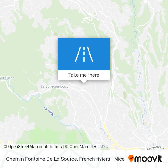 Chemin Fontaine De La Source map