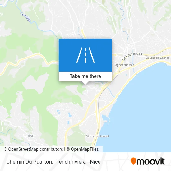 Chemin Du Puartori map