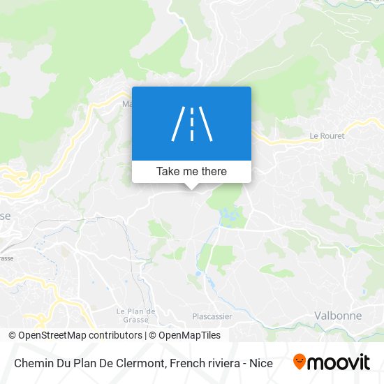 Chemin Du Plan De Clermont map