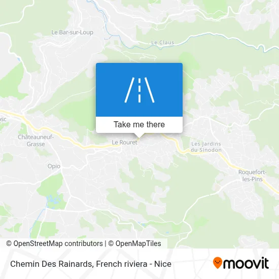 Chemin Des Rainards map