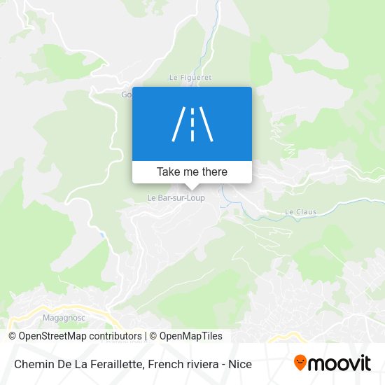 Chemin De La Feraillette map