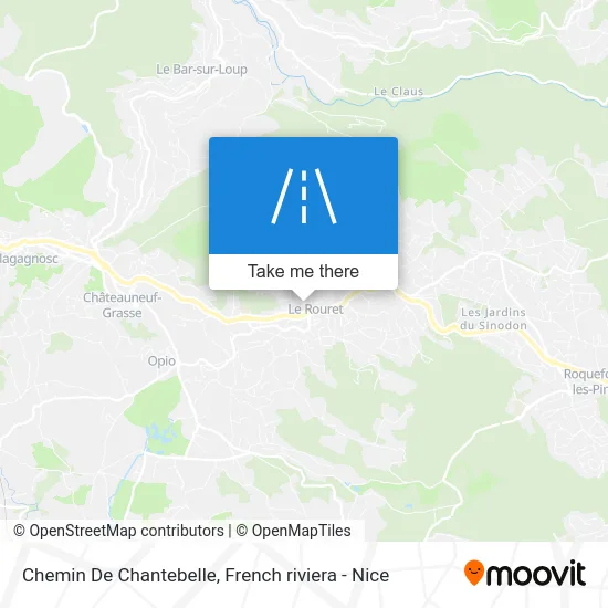 Chemin De Chantebelle map