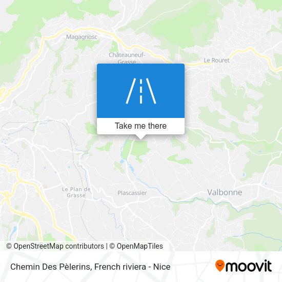 Chemin Des Pèlerins map