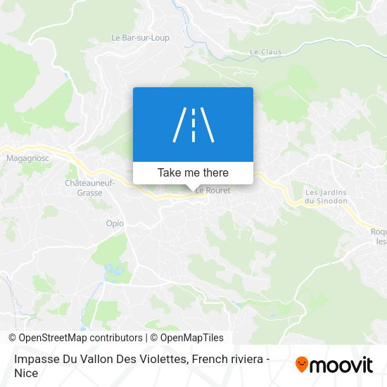 Impasse Du Vallon Des Violettes map
