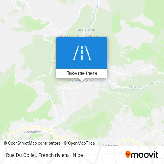 Mapa Rue Du Collet