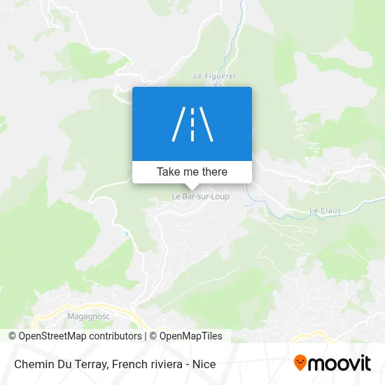 Chemin Du Terray map