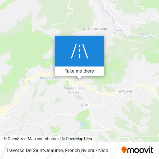 Traverse De Saint-Jeaume map