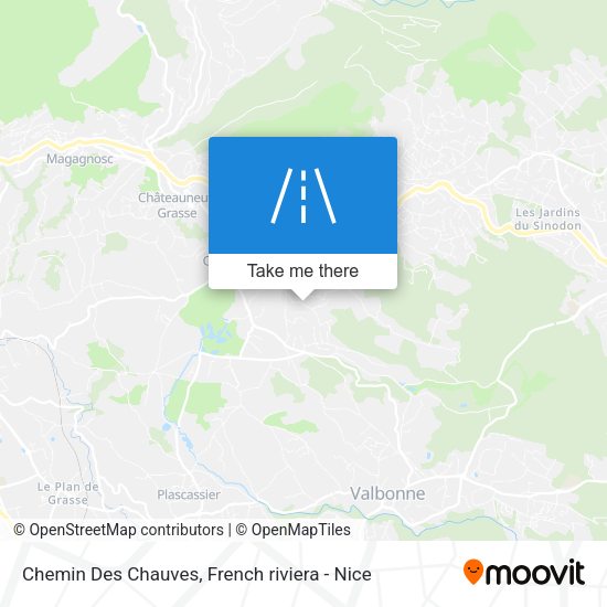 Chemin Des Chauves map