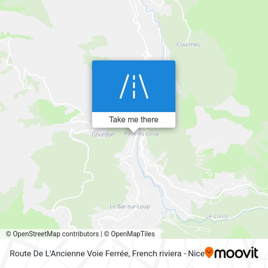 Route De L'Ancienne Voie Ferrée map